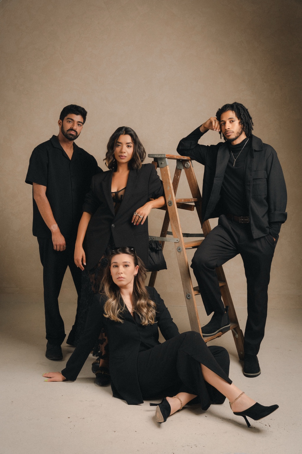 Jay Reign, Diksha Malhotra, Tetyana D., and Mannie Williams of Moonchild Creatives